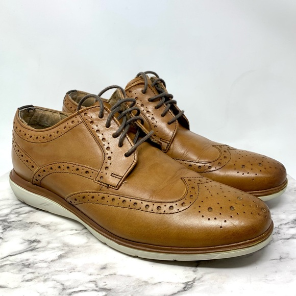 Florsheim Ignight Wingtip Leather Oxfords 7.5 Mens Casual Dapper Comfortech